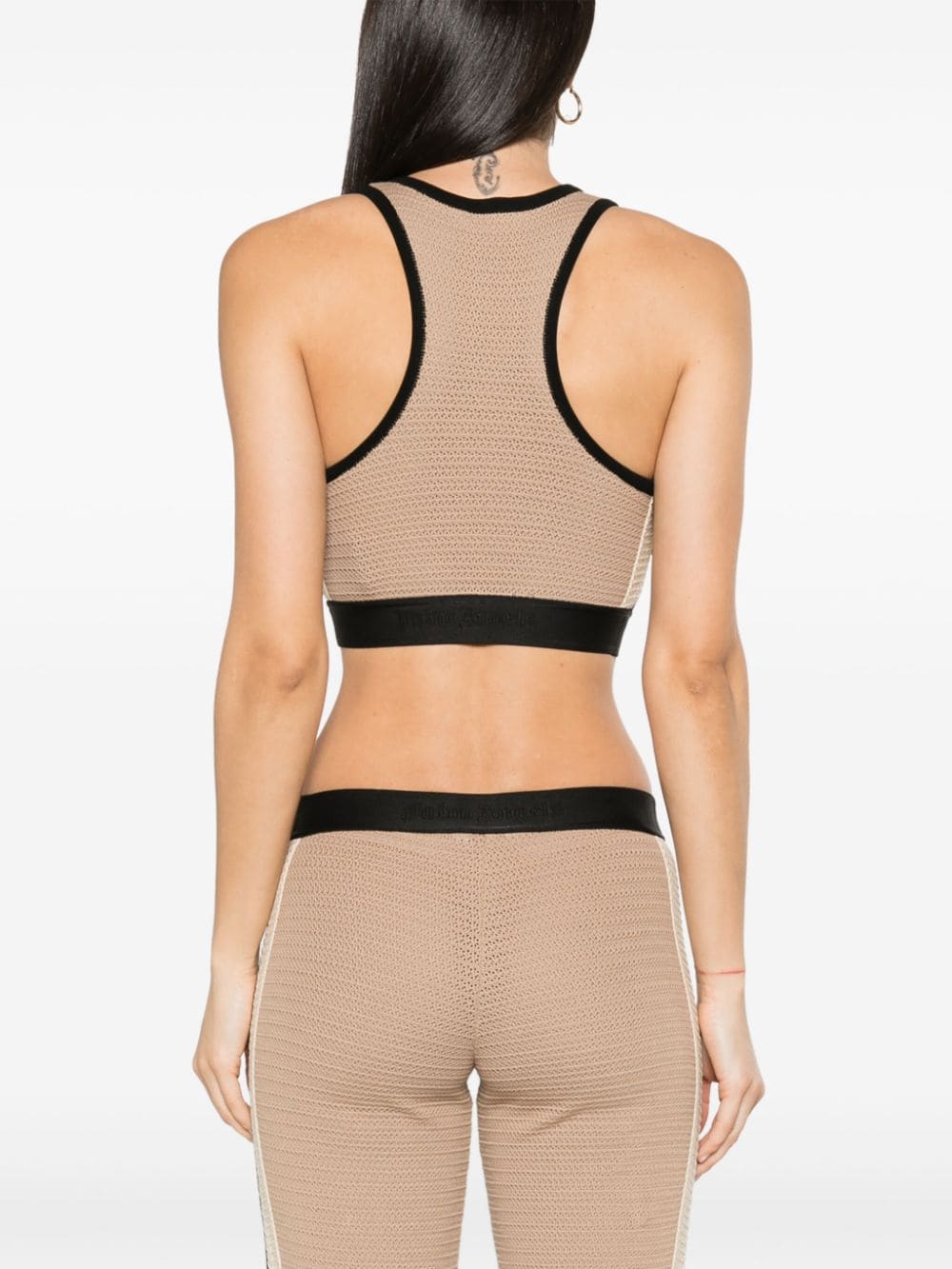 Palm Angels Top Beige Palm Angels