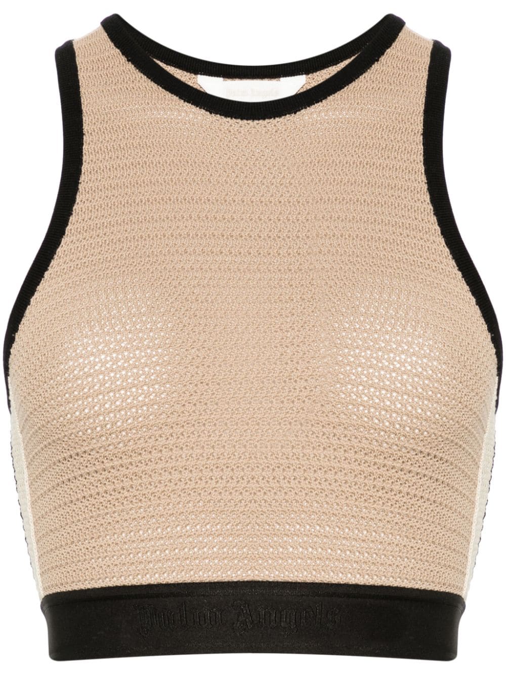 Palm Angels Top Beige Palm Angels