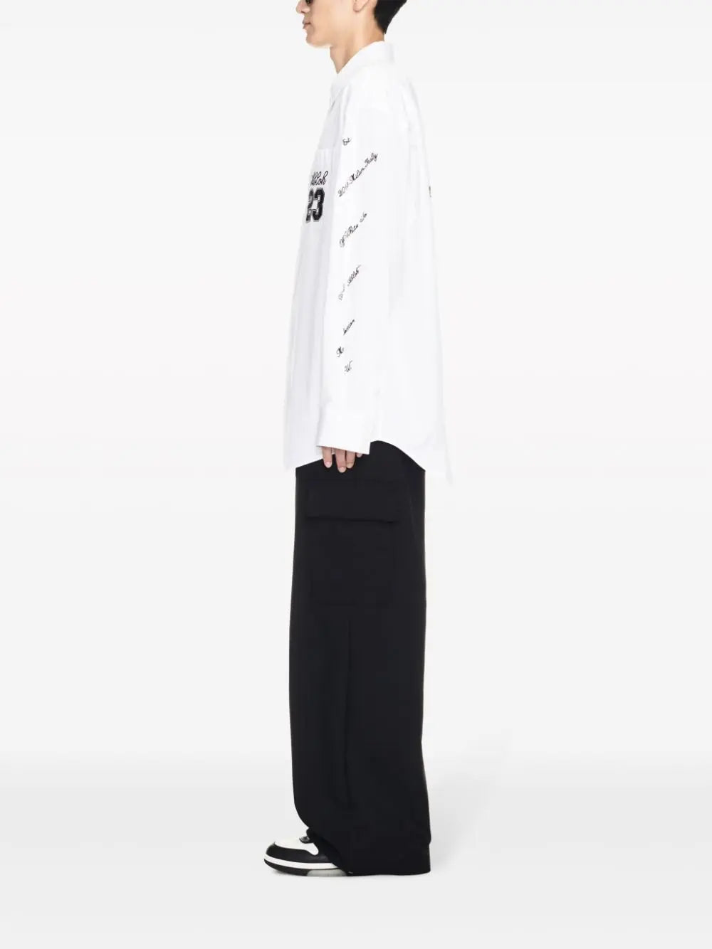 Off White Shirt with embroidery Off White