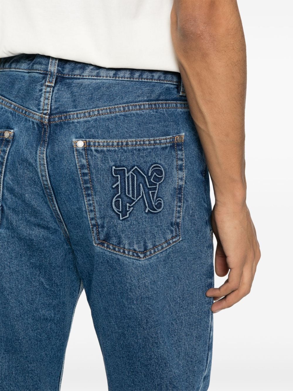 Palm Angels Jeans Blue Palm Angels