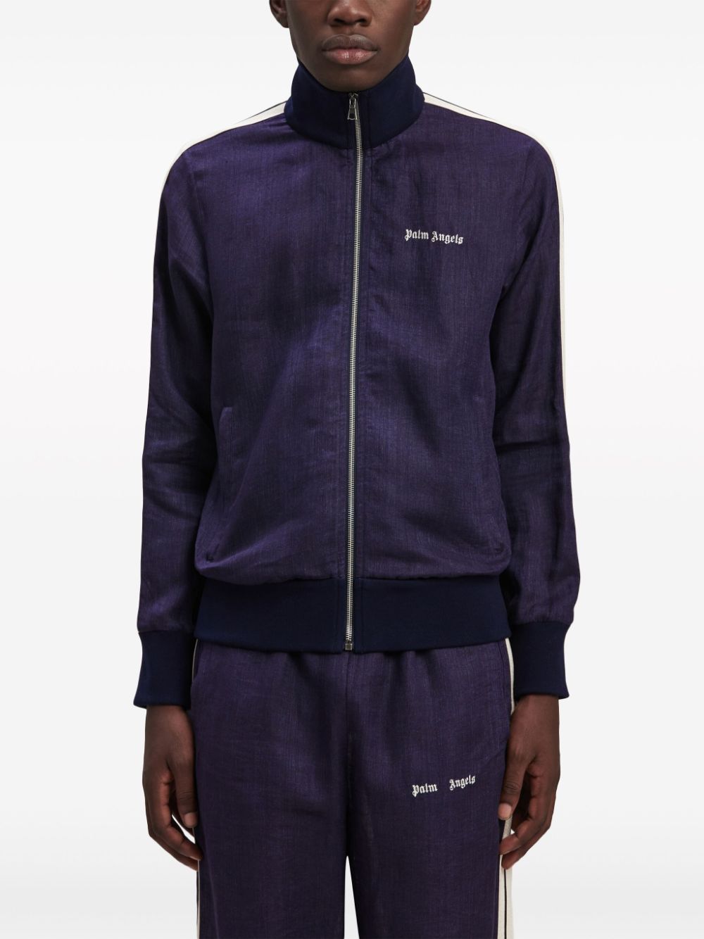 Palm Angels Sweaters Blue Palm Angels