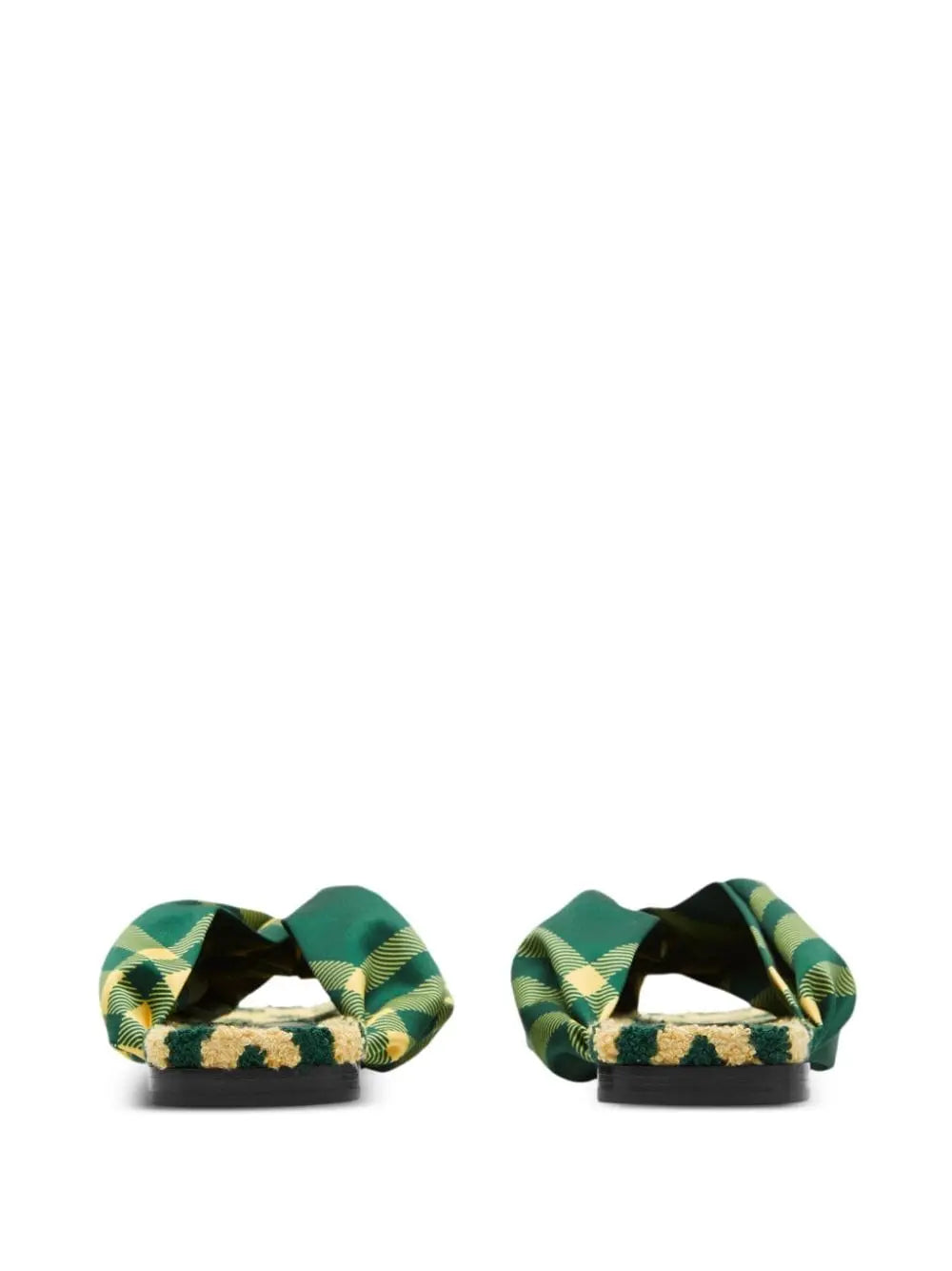 Burberry check pool flat slides Burberry
