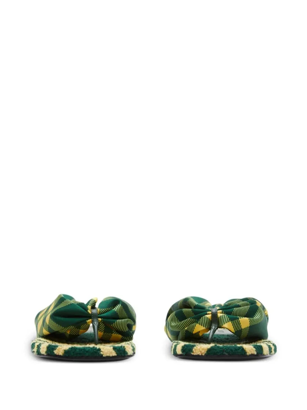 Burberry check pool flat slides Burberry
