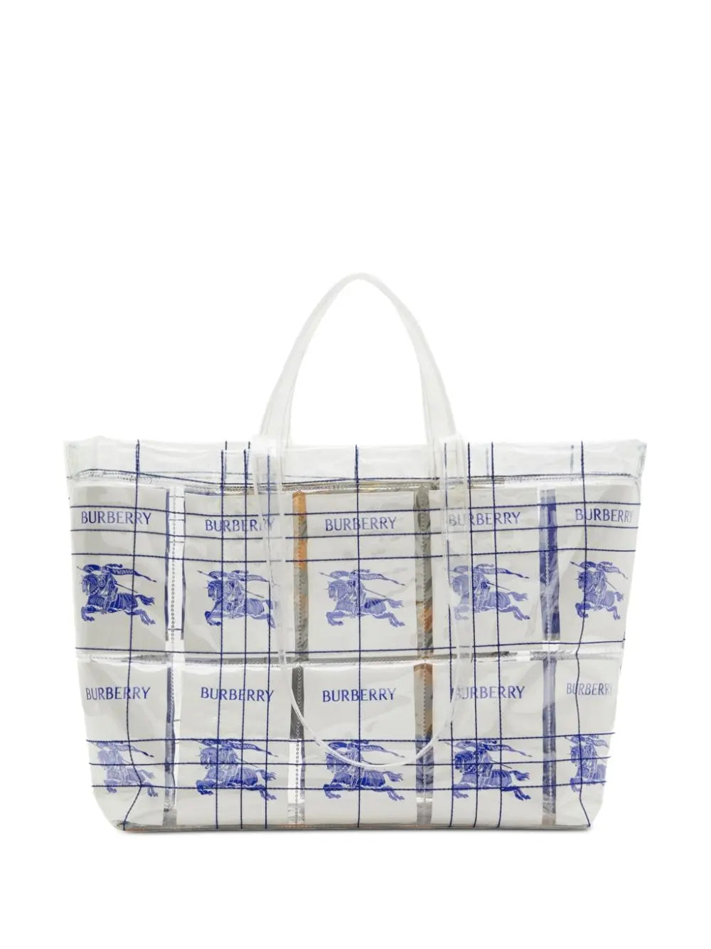 Burberry EKD logo-tag Transparent Tote Bag Burberry