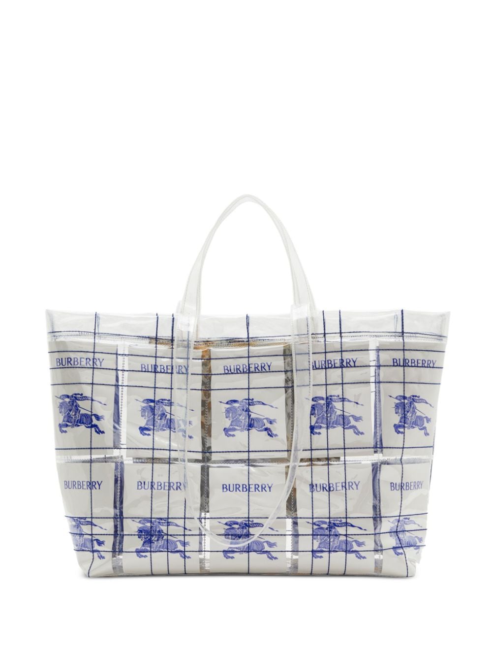 Burberry EKD logo-tag Transparent Tote Bag Burberry