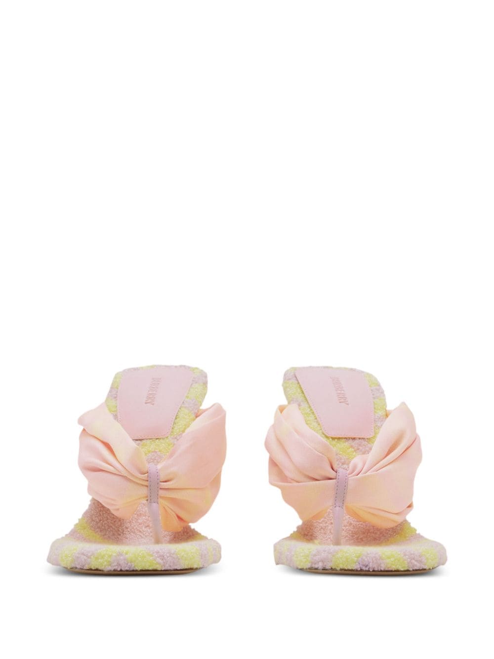 Burberry Check Pool 105mm Open Toe Sandals Burberry