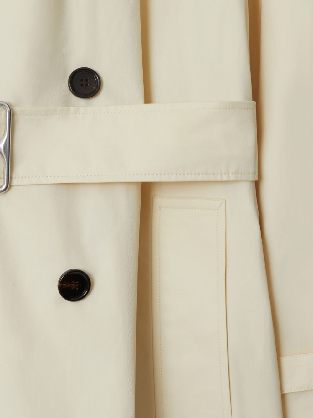 Burberry Short Belted Trench Coat Burberry