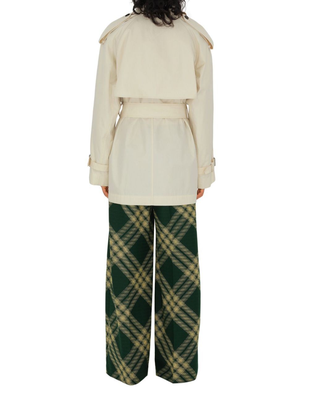 Burberry Short Belted Trench Coat Burberry