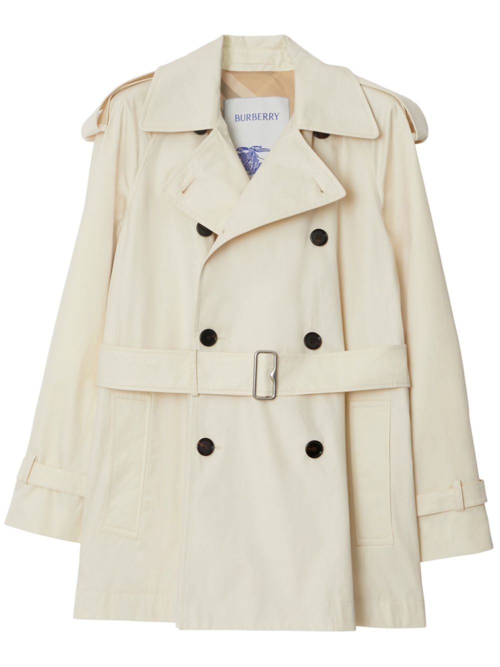Burberry Short Belted Trench Coat Burberry