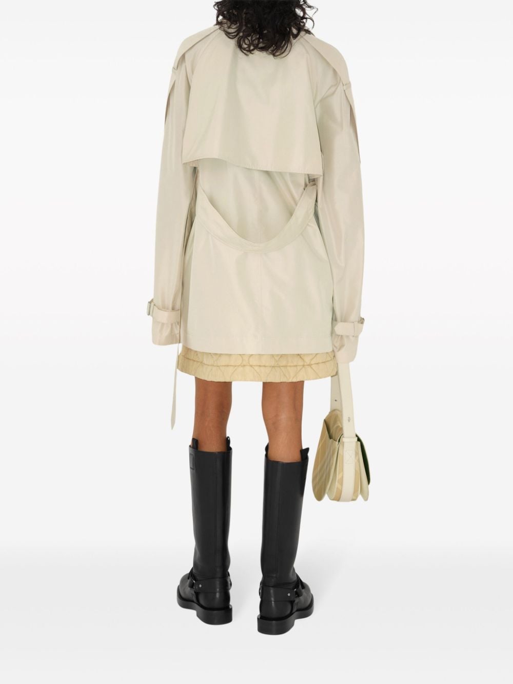 Burberry Short silk trench coat Burberry