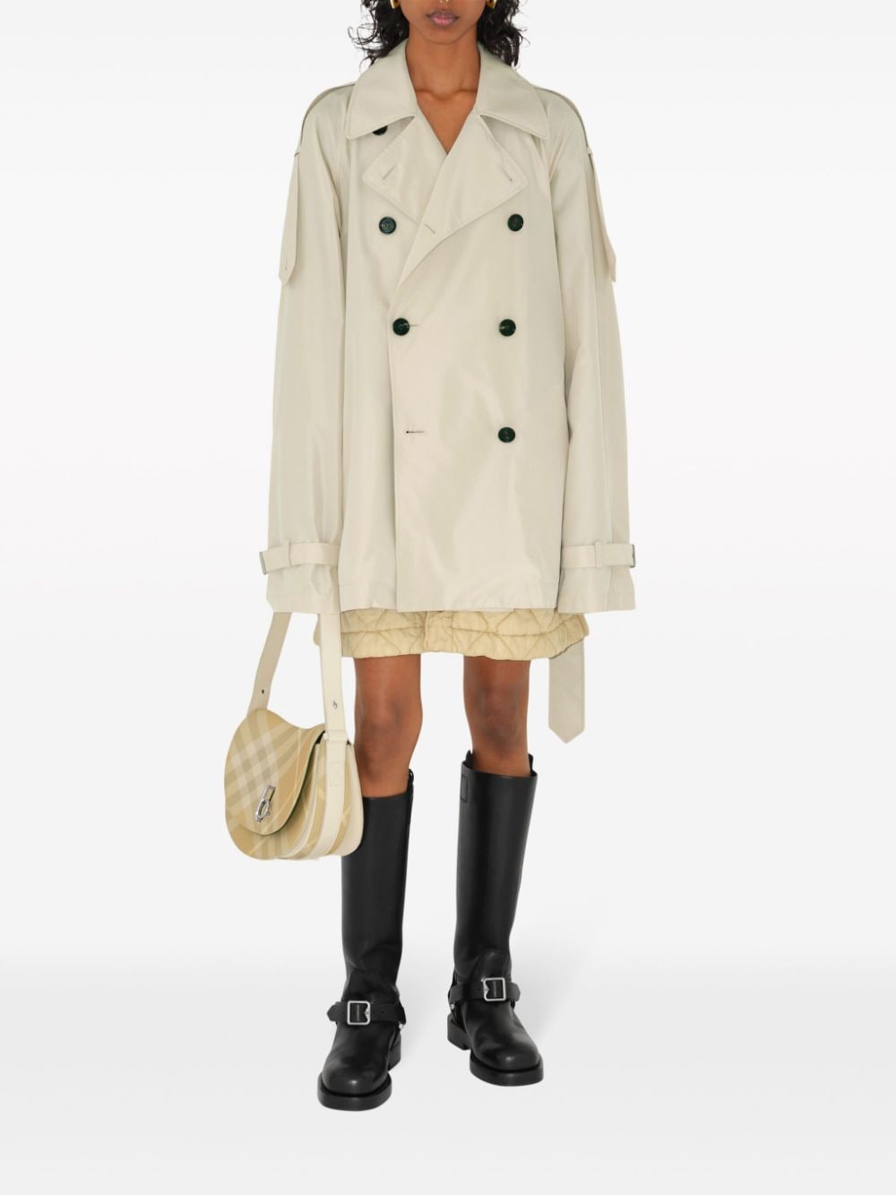 Burberry Short silk trench coat Burberry