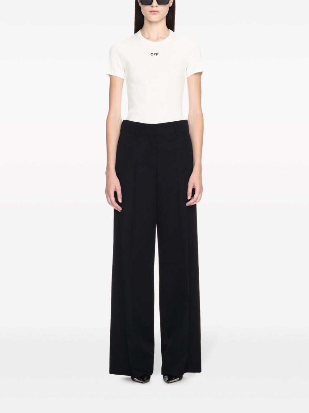 Off White Formal over wool trousers Off White