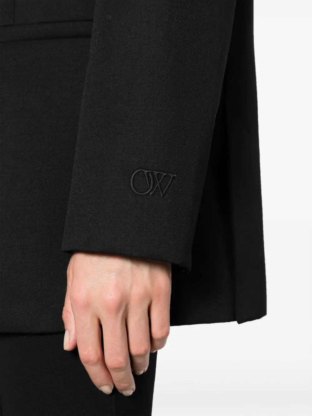 Off White single-breasted virgin-wool blazer Off White