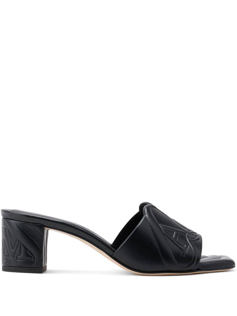 Alexander McQueen seal leather mules Alexander McQueen