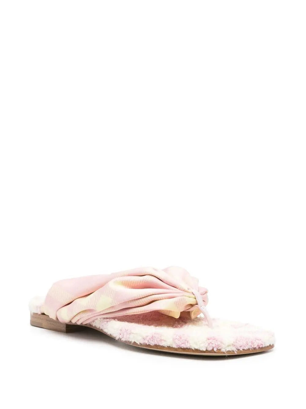 Burberry check thong sandals Burberry