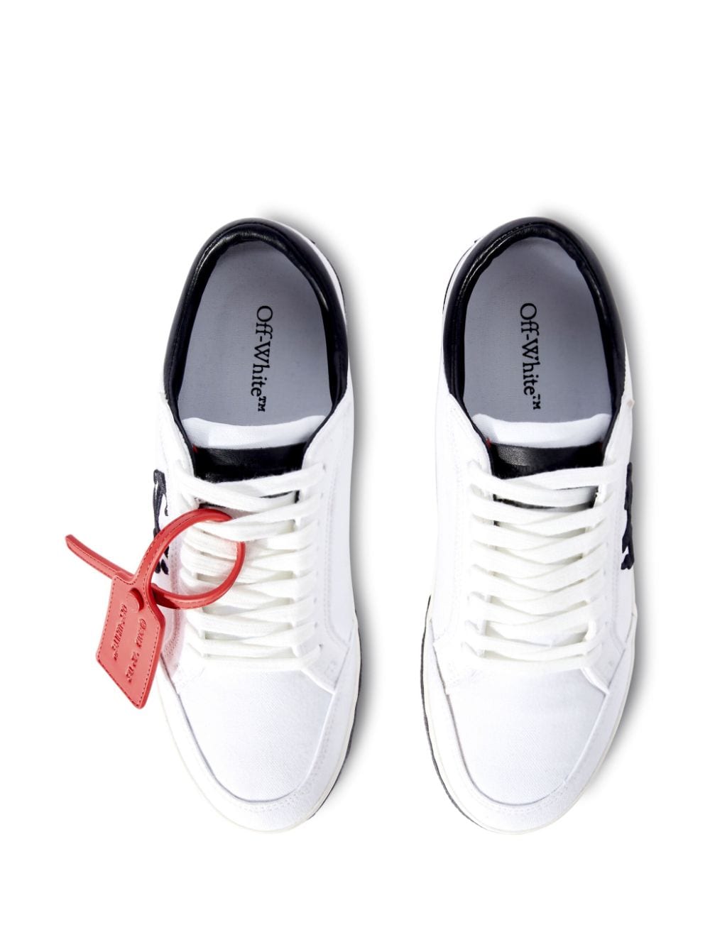 Off White New Low Vulcanized leather sneakers Off White