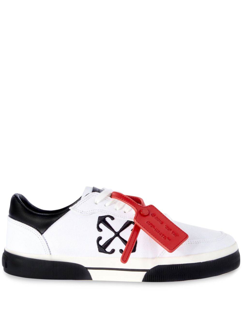 Off White New Low Vulcanized leather sneakers Off White