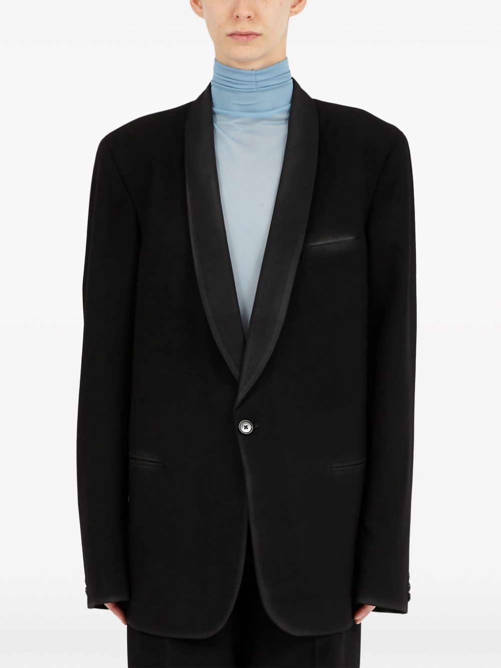 Maison Margiela Single-breasted blazer with 4-needle detail Maison Margiela