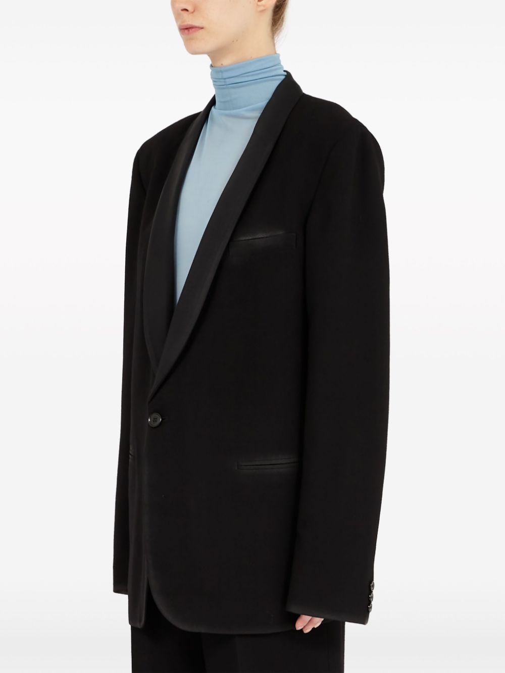 Maison Margiela Single-breasted blazer with 4-needle detail Maison Margiela