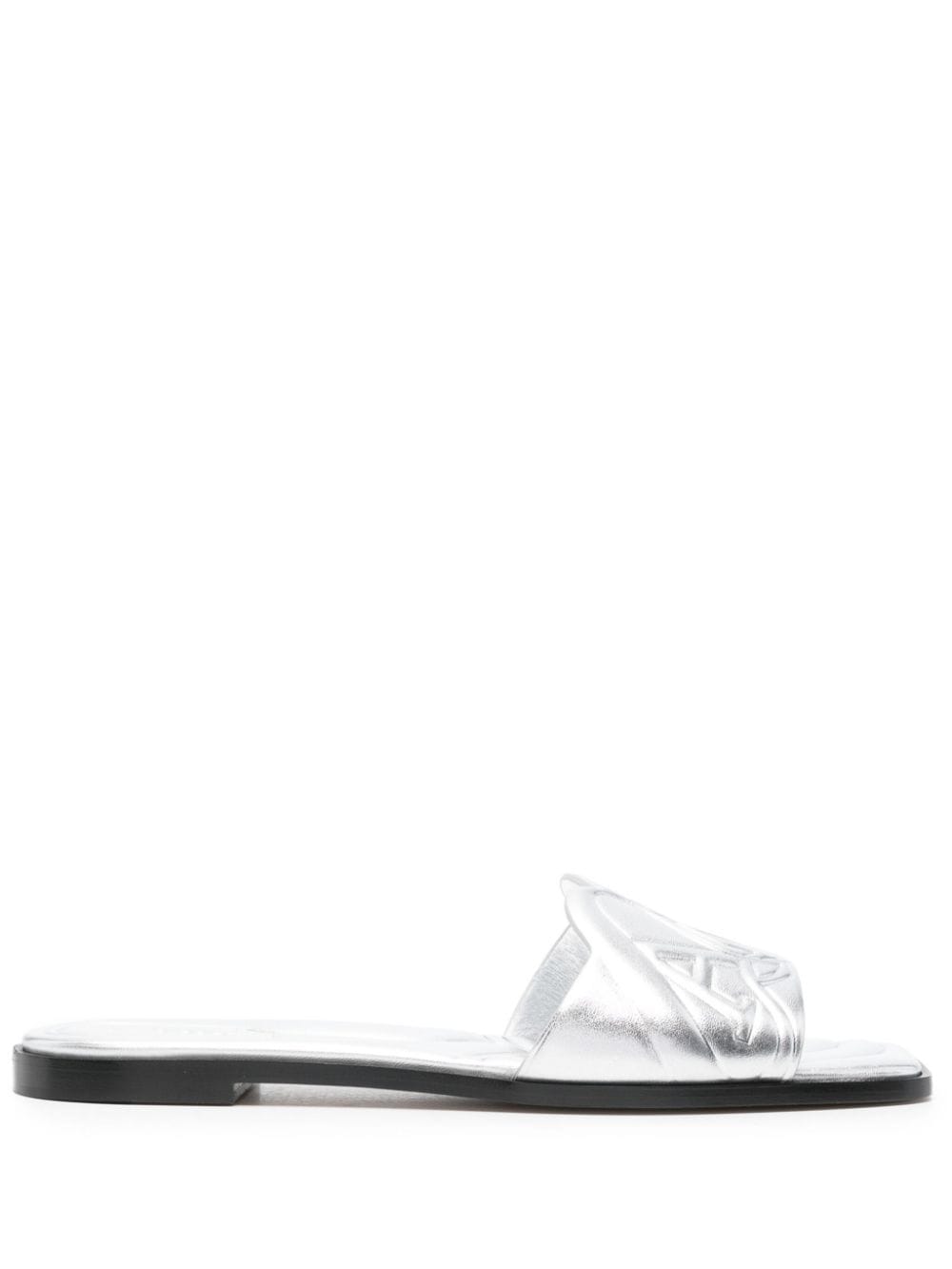 Alexander McQueen Slide sandals with embossed logo Alexander McQueen