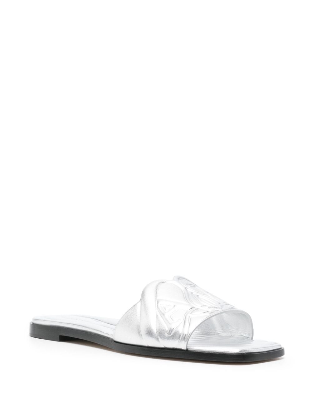 Alexander McQueen Slide sandals with embossed logo Alexander McQueen