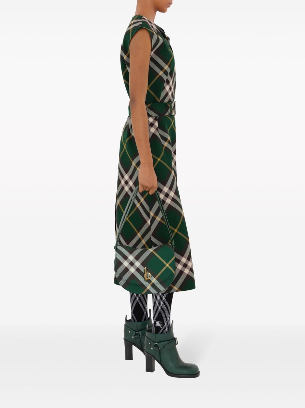 Burberry Nova Check Midi Dress Burberry