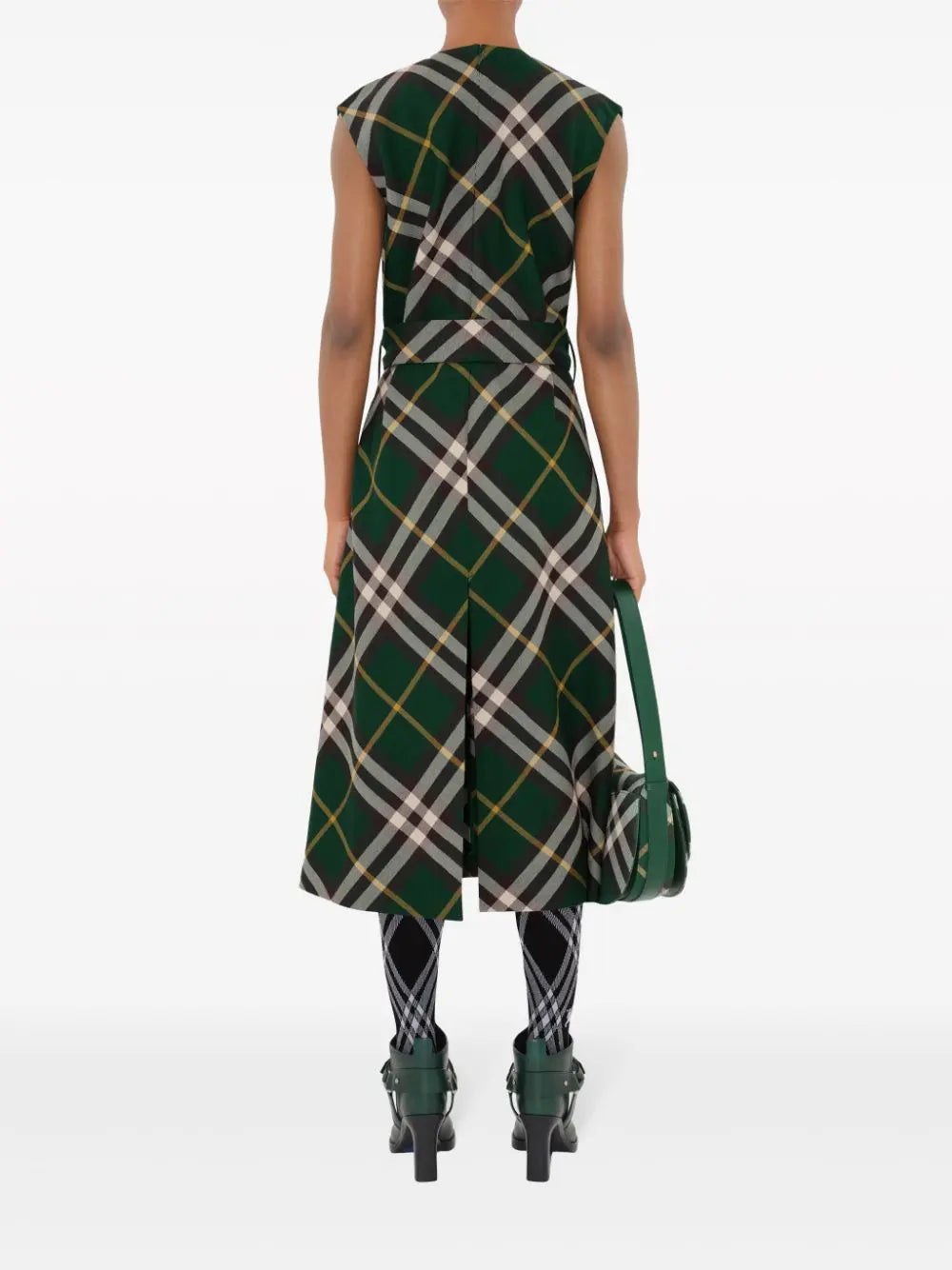 Burberry Nova Check Midi Dress Burberry