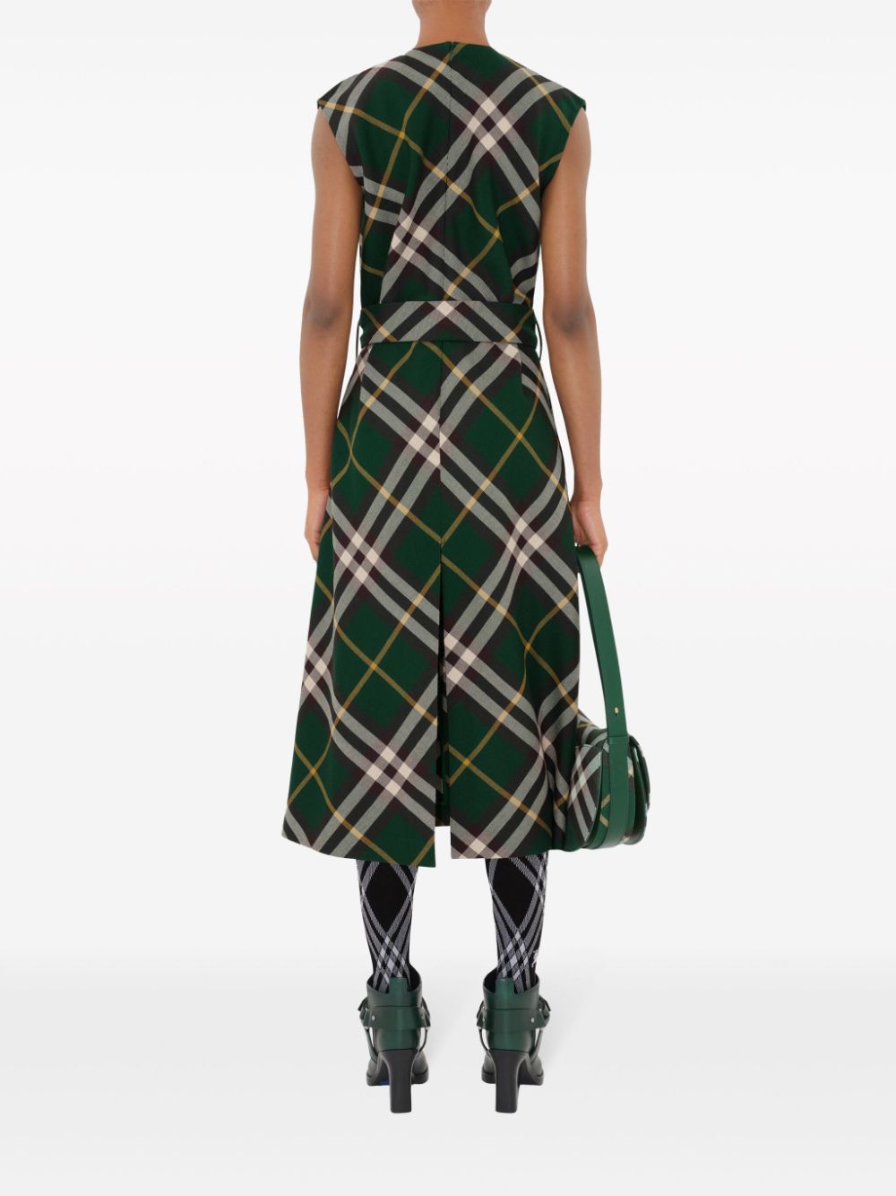 Burberry Nova Check Midi Dress Burberry