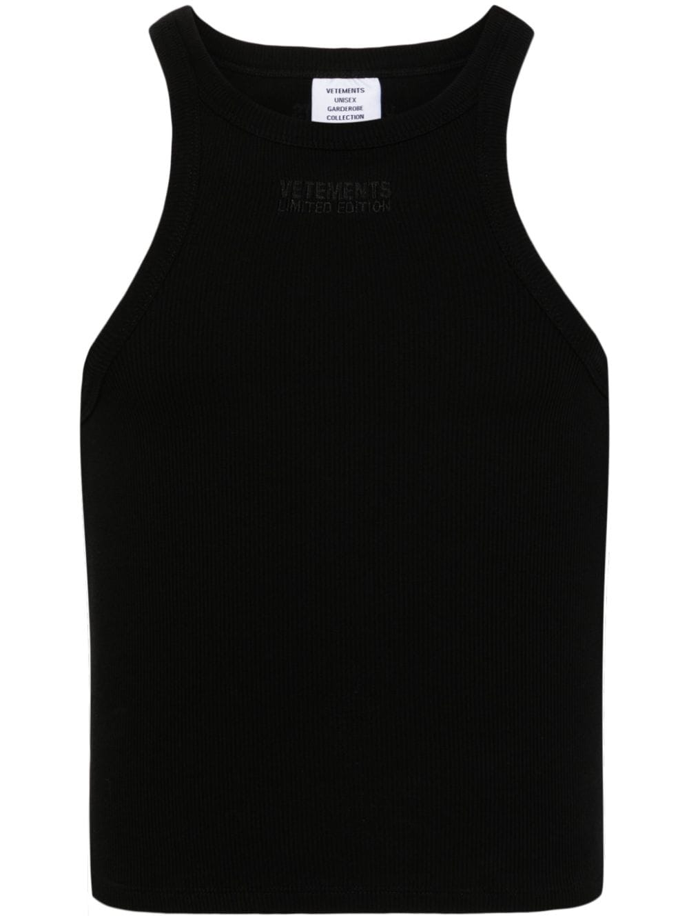 Vetements Top Black Vetements