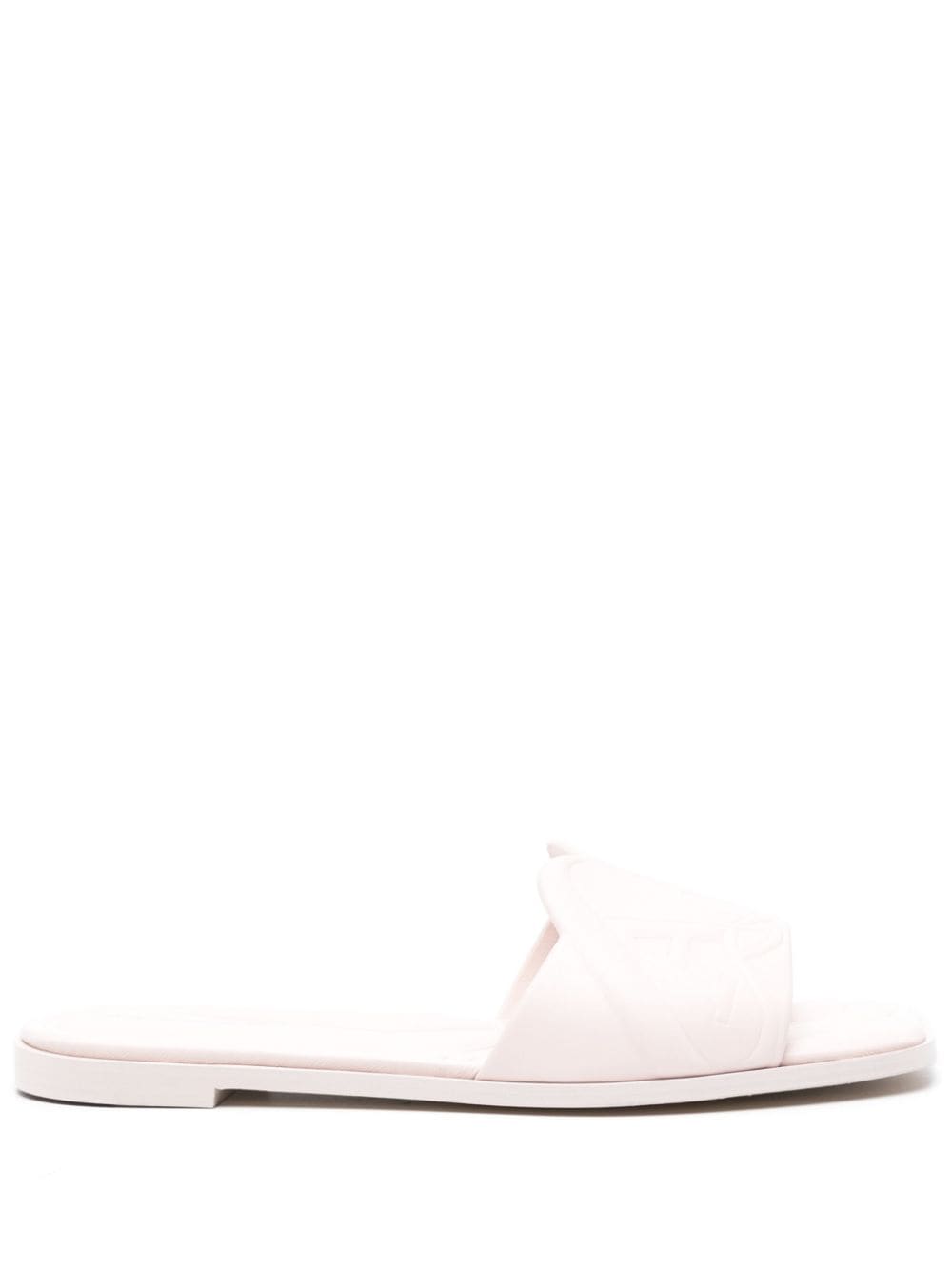 Alexander McQueen leather slides Alexander McQueen