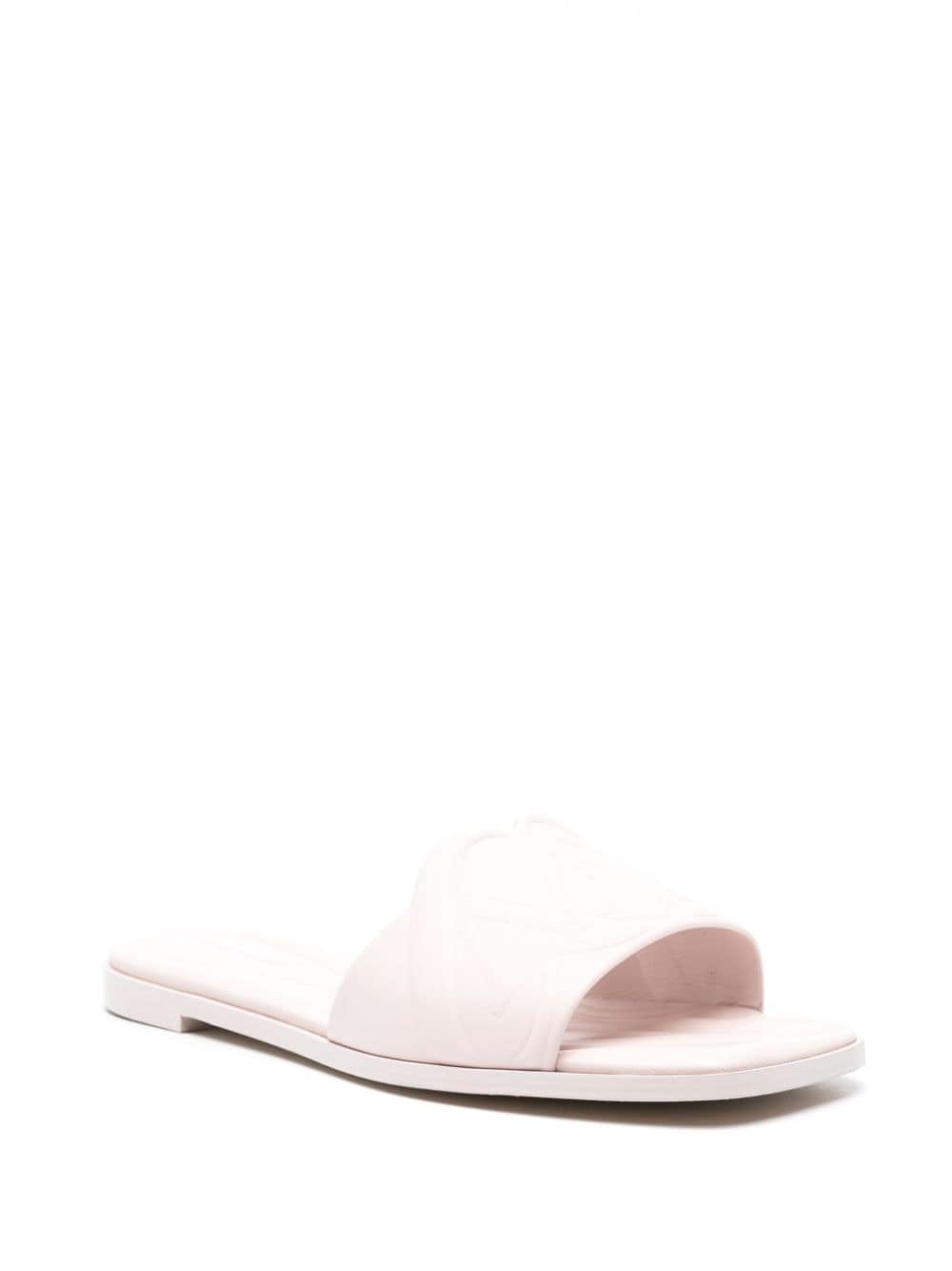 Alexander McQueen leather slides Alexander McQueen
