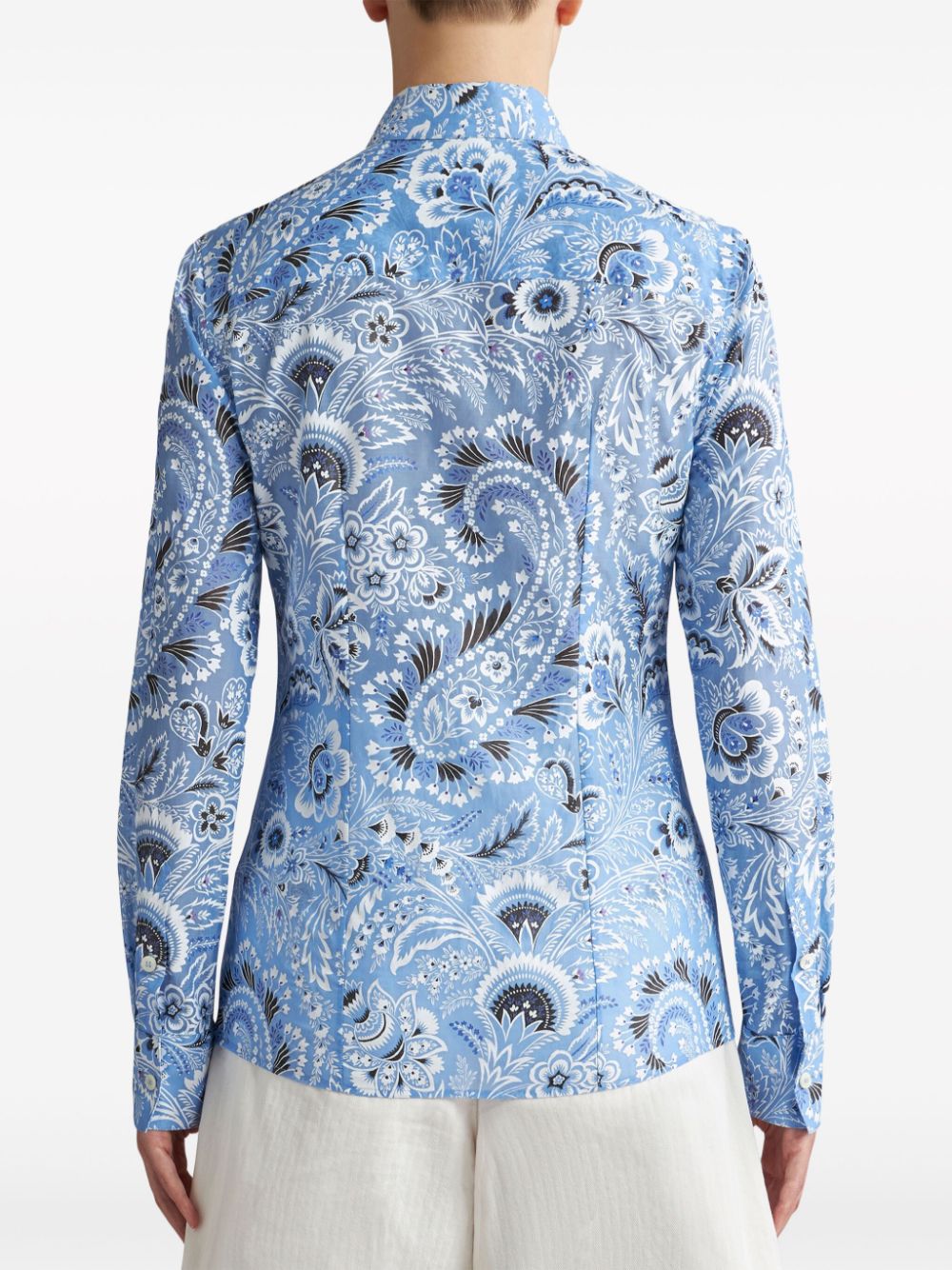 Etro Shirts Clear Blue Etro