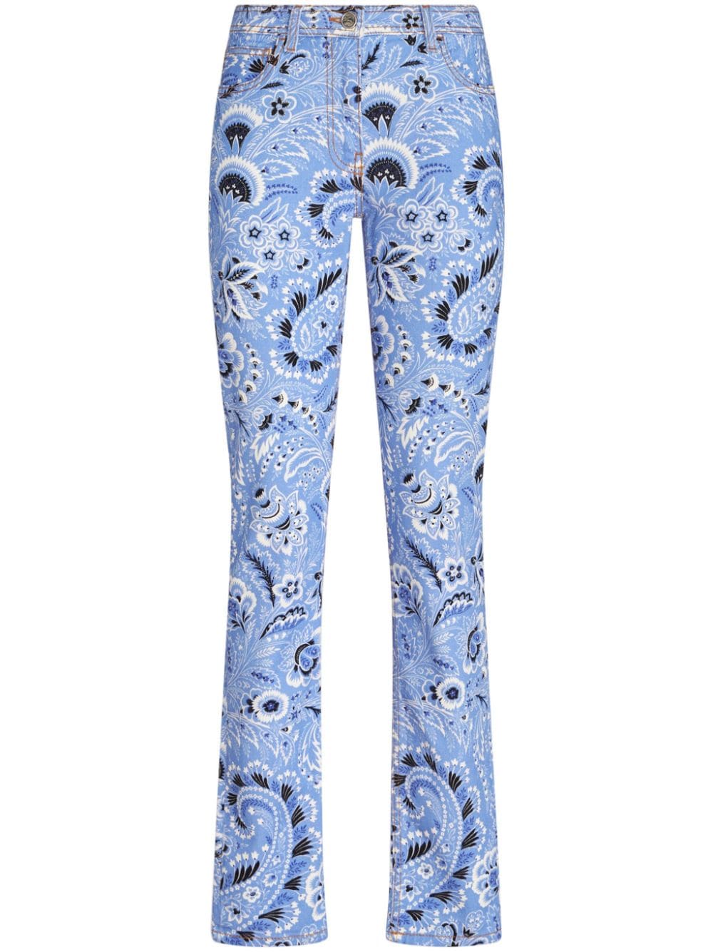 Etro Bandana-print skinny jeans Etro