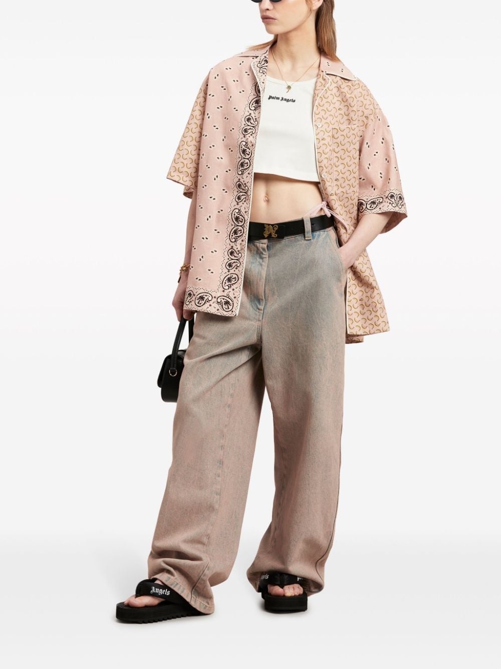 Palm Angels Top White Palm Angels