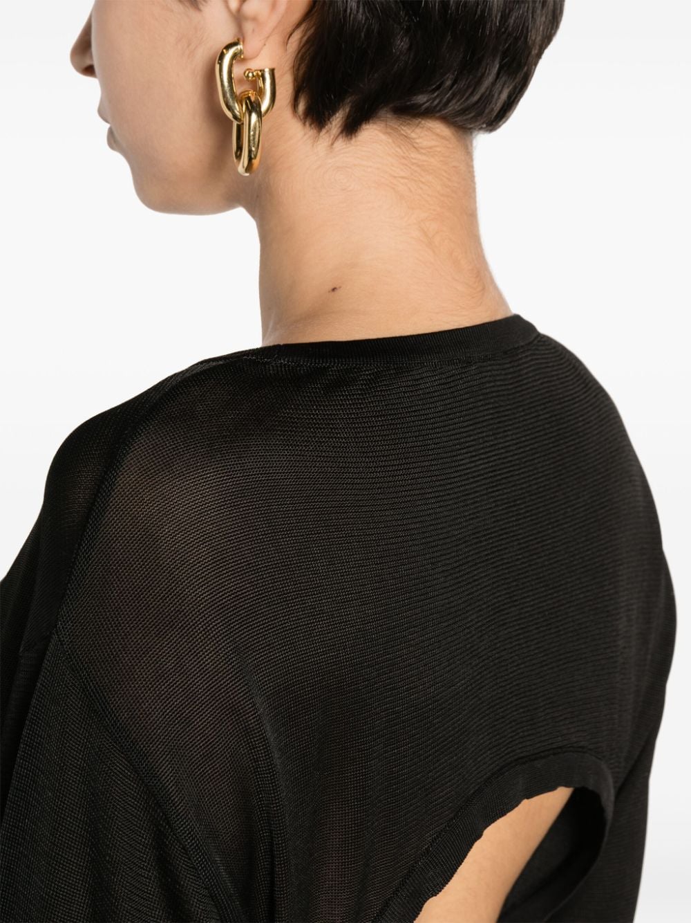 Saint Laurent open-back knitted dress Saint Laurent