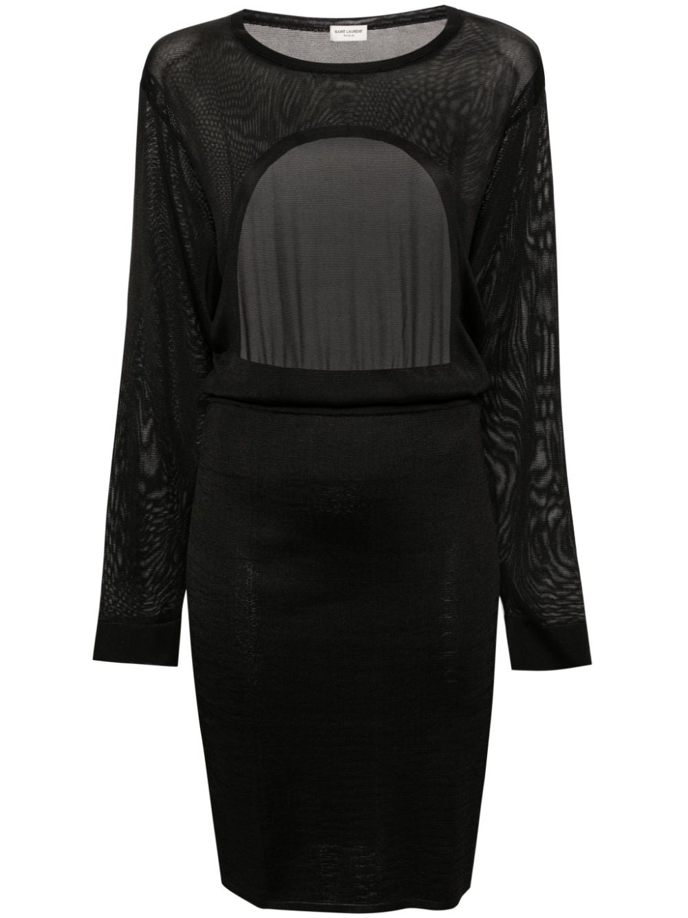 Saint Laurent open-back knitted dress Saint Laurent