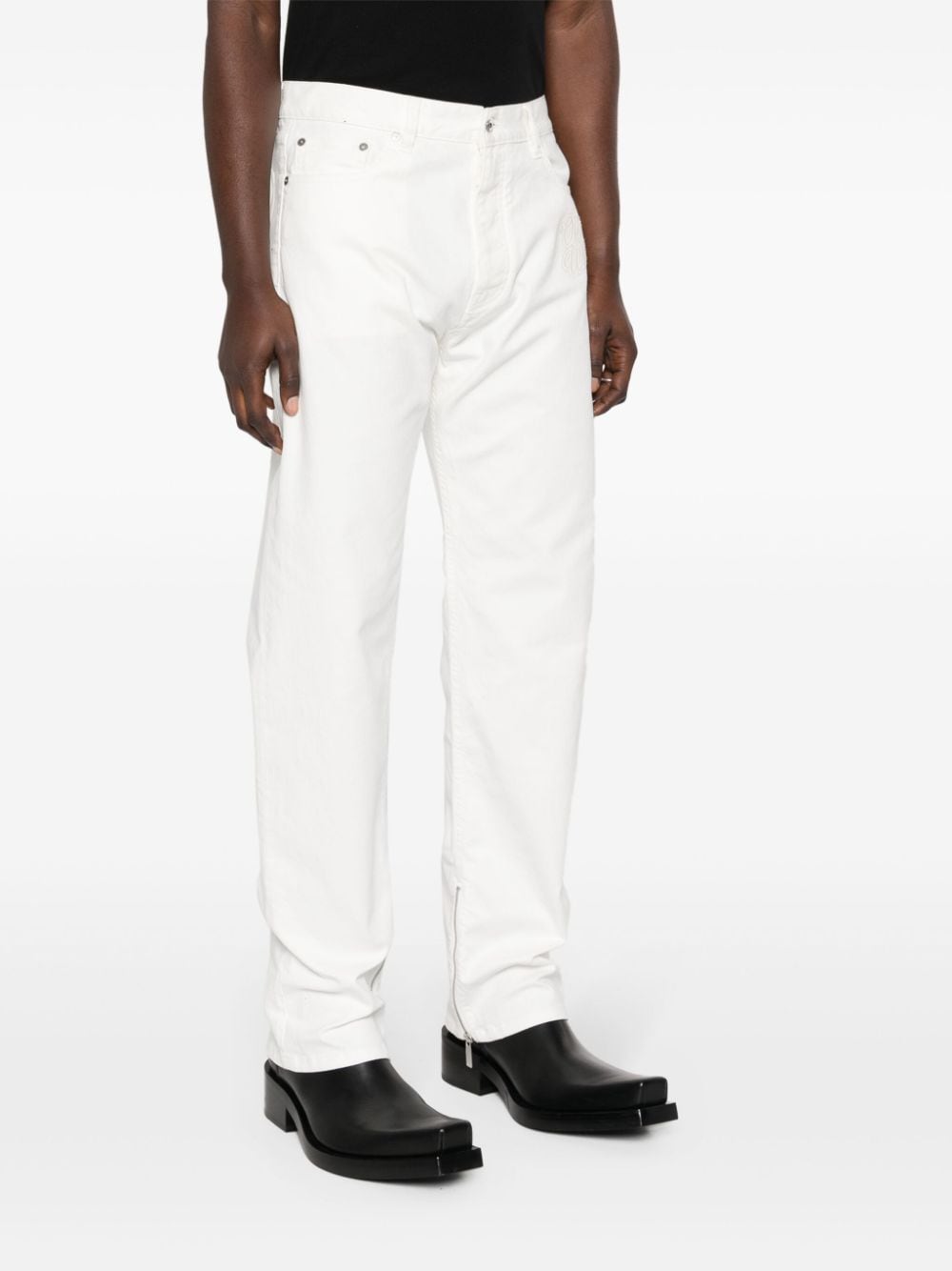 Off White 90's Logo Skate straight-leg jeans Off White