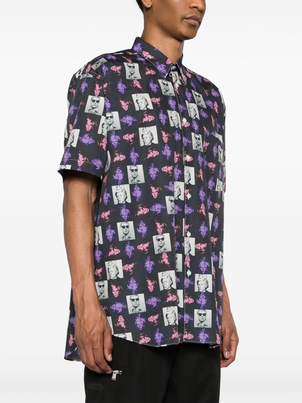 Comme Des Garcons Andy Warhol print shirt Comme Des Garcons