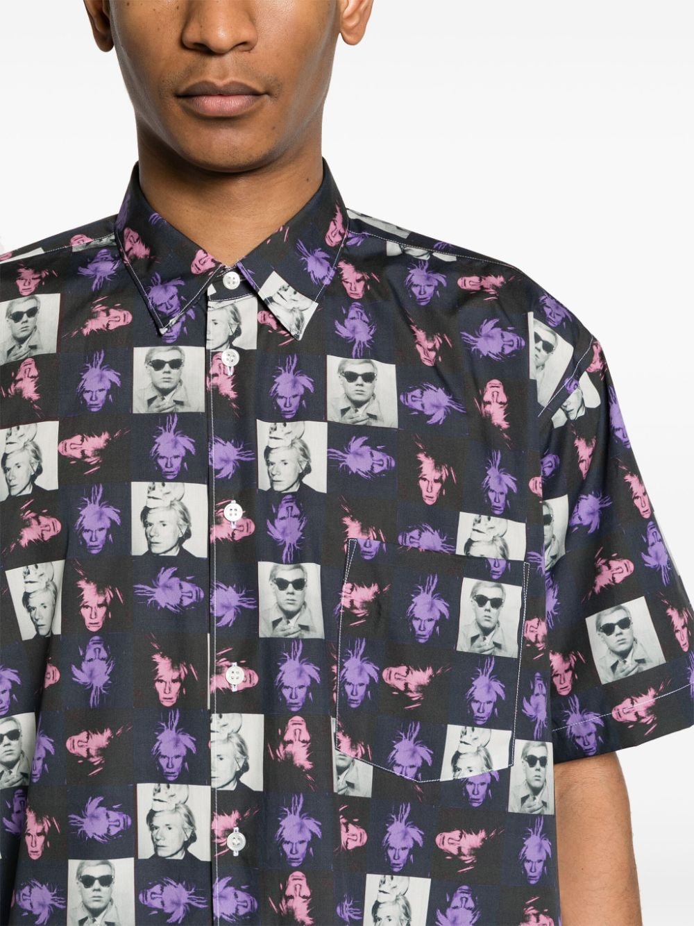 Comme Des Garcons Andy Warhol print shirt Comme Des Garcons