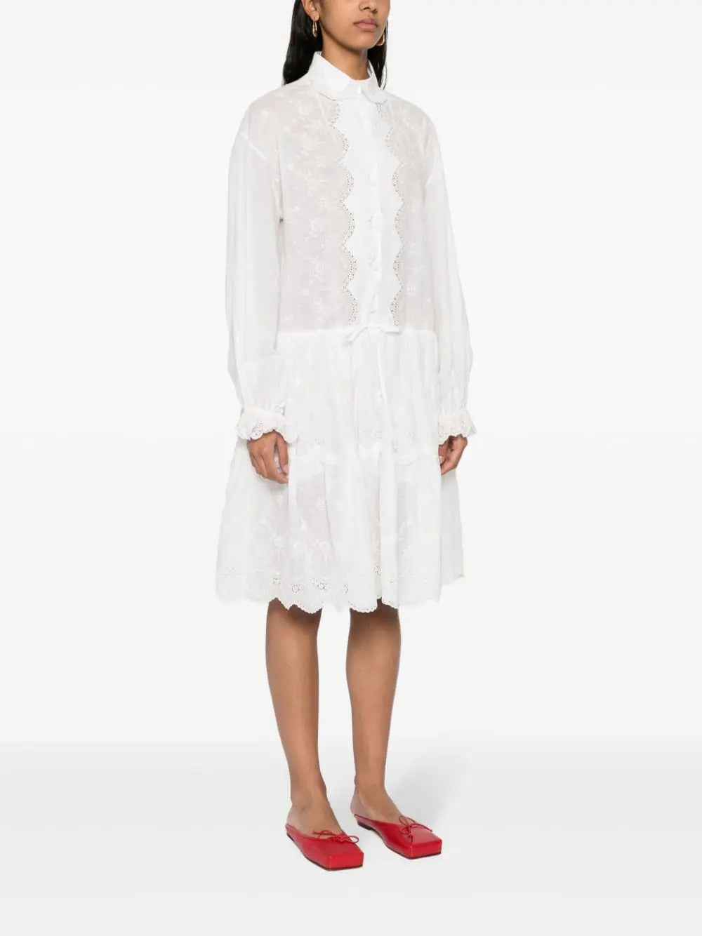 Ermanno Scervino Embroidered shirt dress Ermanno Scervino