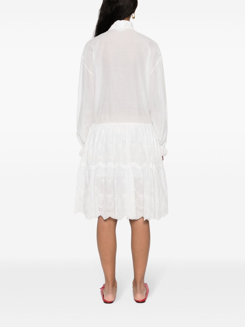 Ermanno Scervino Embroidered shirt dress Ermanno Scervino
