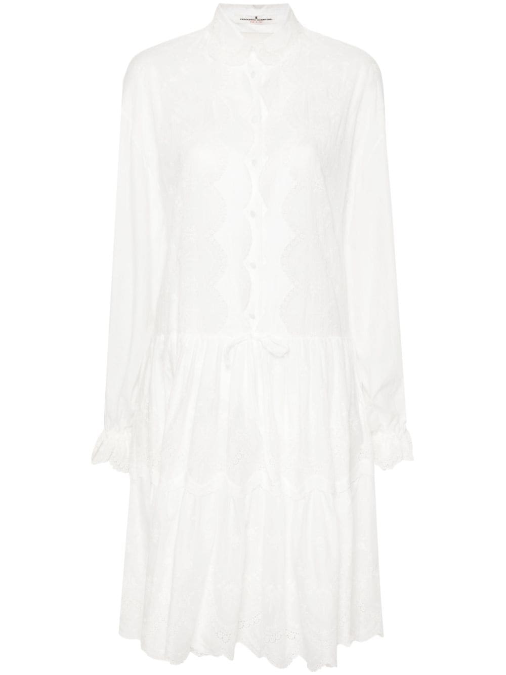 Ermanno Scervino Embroidered shirt dress Ermanno Scervino
