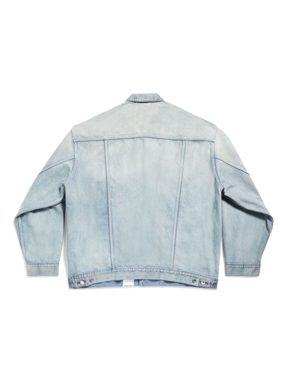 Balenciaga Denim jacket with flap pockets and drop shoulder Balenciaga