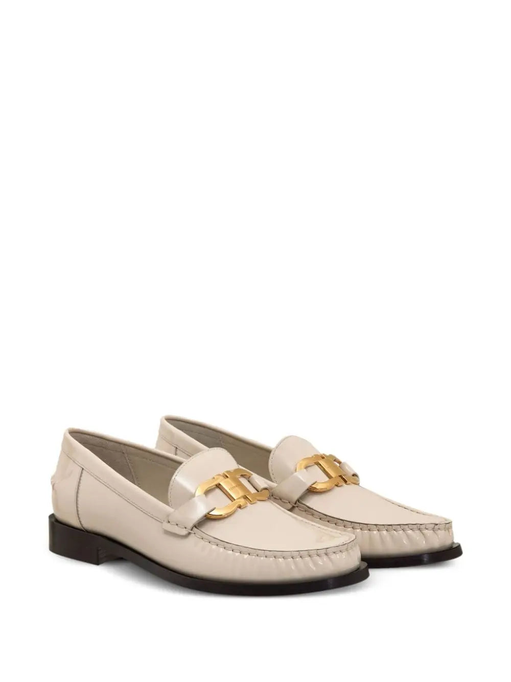 Ferragamo Gancini leather loafers Ferragamo
