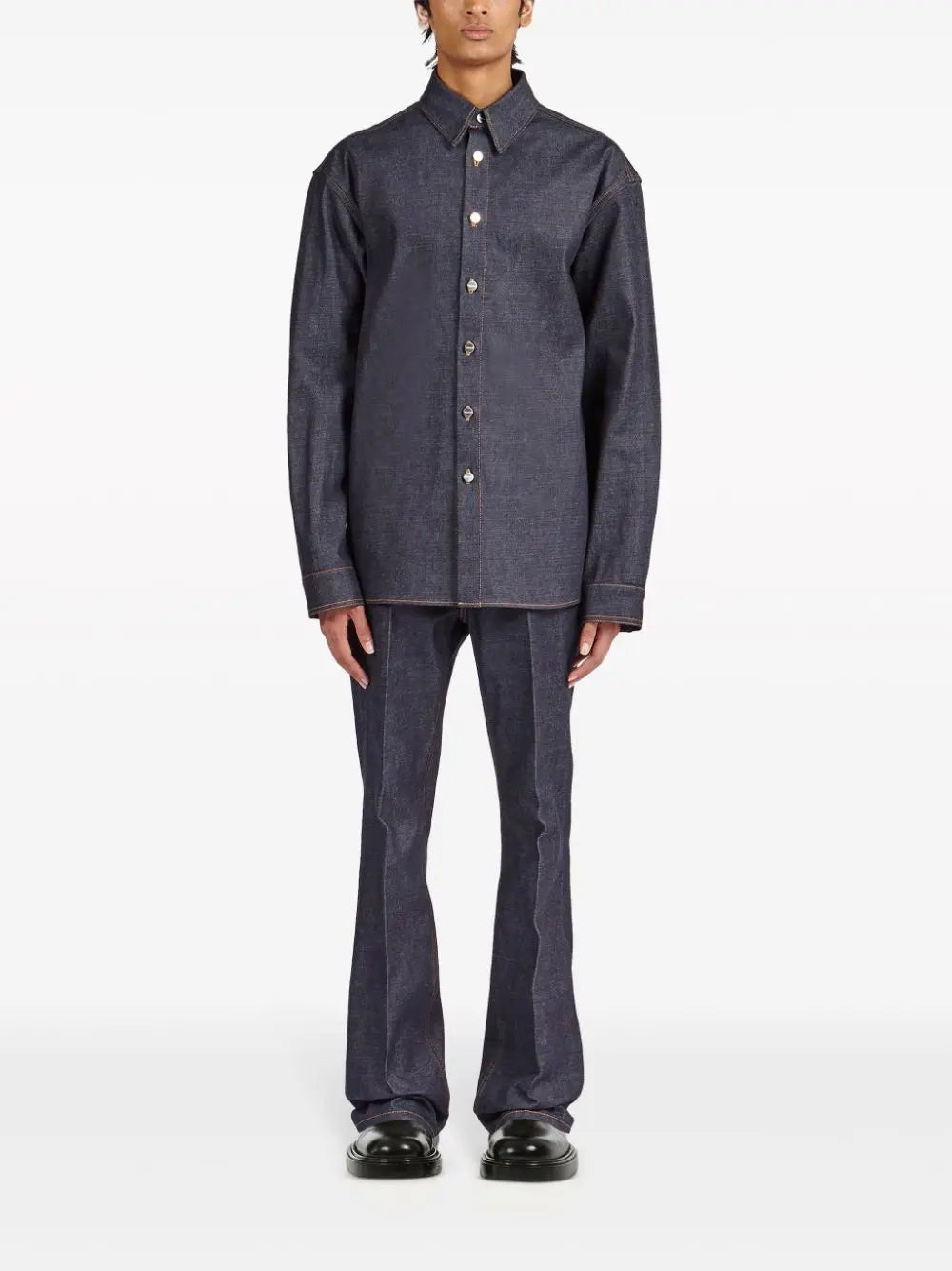 Ferragamo Shirts Blue Ferragamo