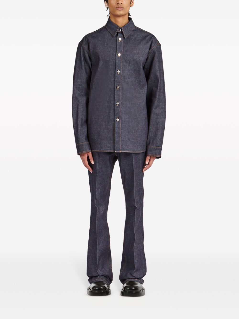 Ferragamo Shirts Blue Ferragamo