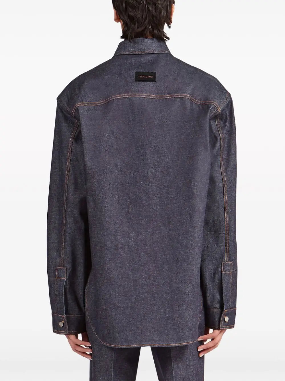 Ferragamo Shirts Blue Ferragamo
