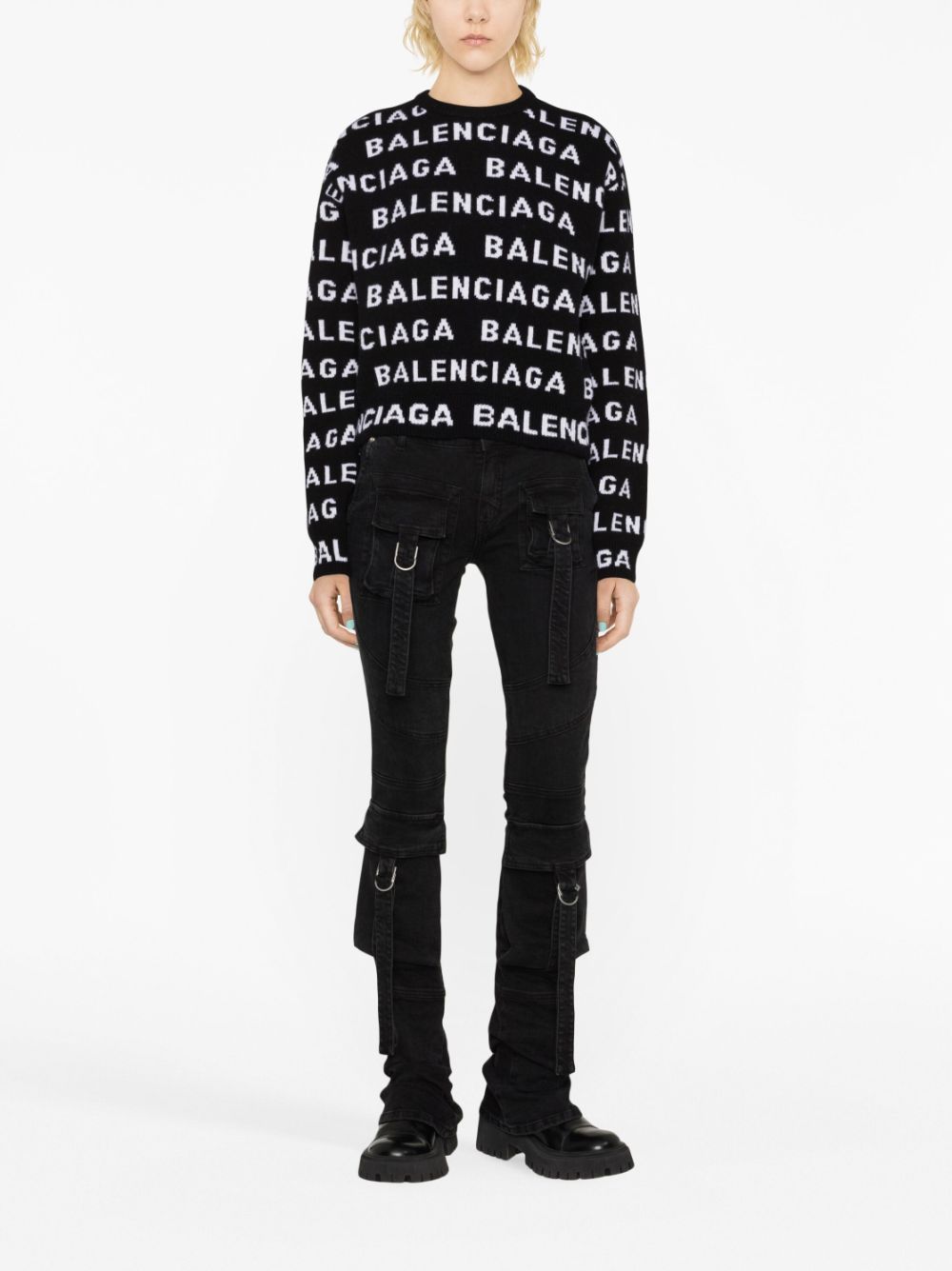 Balenciaga Logo wool sweater Balenciaga