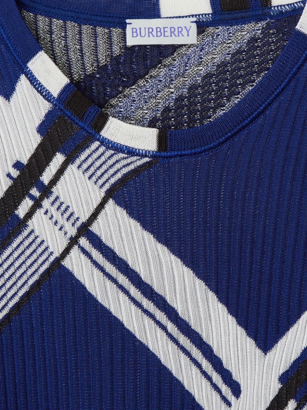 Burberry check-print silk dress Burberry