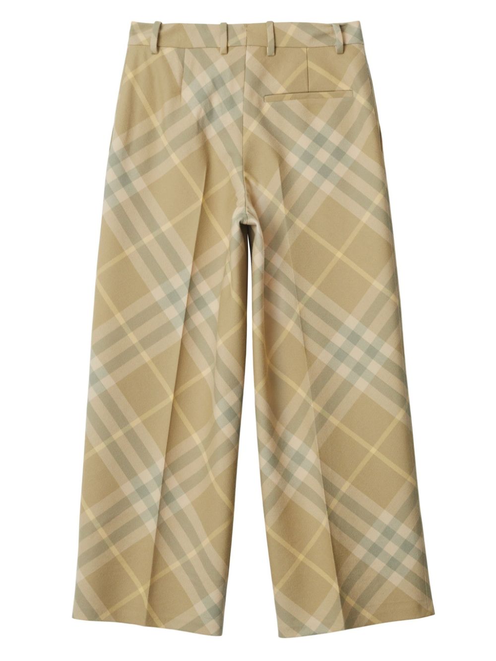 Burberry check-print tailored wool trousers Burberry